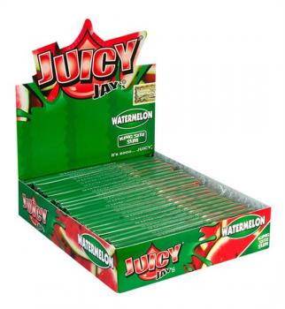 Juicy Jays King Size Slim WASSERMELONE Hanfpapier Aromatisiert 24 Heftchen a32 B